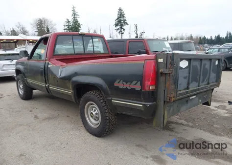 1991 Chevrolet Gmt-400 K2500 from USA, damaged, VIN 1GCGK24K3ME124725